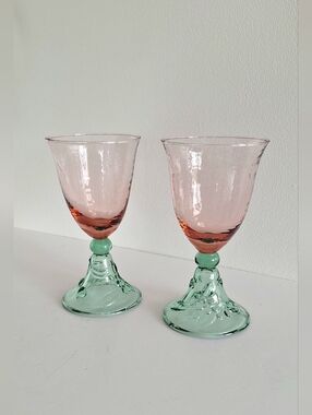 Two collectible Garden Party water tumblers